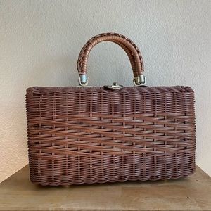 Vintage Princess Charming by Atlas Wicker Handbag